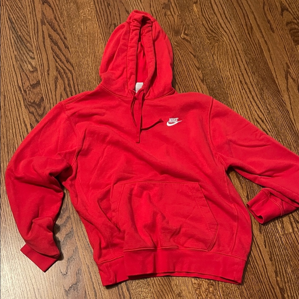 Nike Vibrant Red Pullover Hoodie